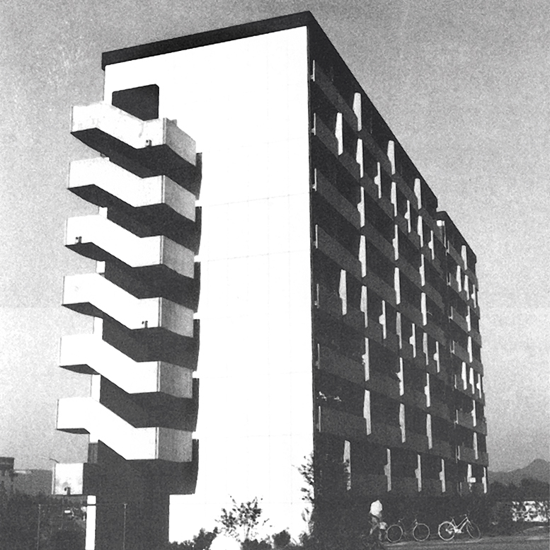 Wohnblock in Bonn-Heiderhof, 1960er-JahreBonn